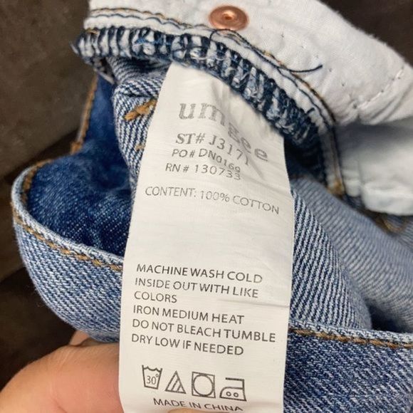 Umgee Distressed Denim Mini Skirt - Picture 10 of 10